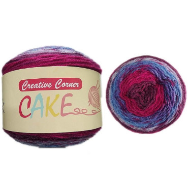 Bulk 6 Vibrant Super Soft Cake Knitting Yarn