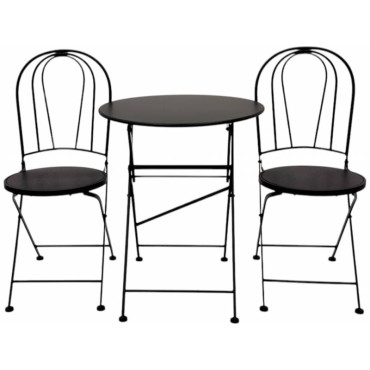 Paris 3 Piece Settings Table n Chairs 71cm