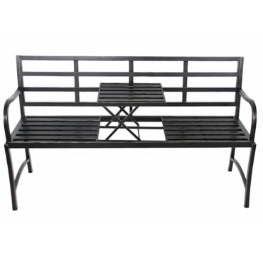 Lucinda Garden 3 Seat Bench & Pop Up Table 150cm
