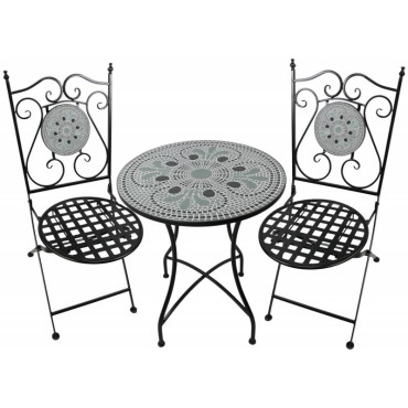 Tuscan Serenity Outdoor 3pc Table & Chairs Setting