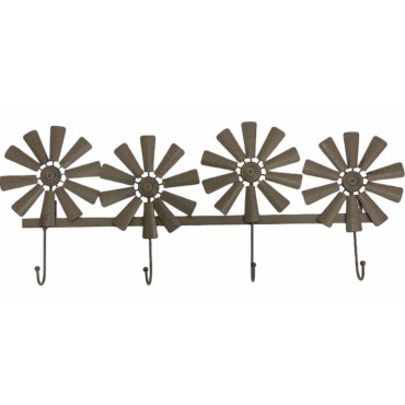 Windmill Metal Hook 26x26cm