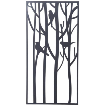 Bird In The Trees Metal Wall Art 40x78cm