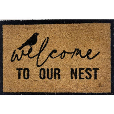 Welcome to Our Nest Doormat Door Mat 60x40cm