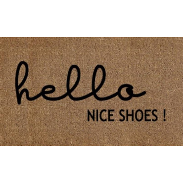Hello Nice Shoes Doormat Door Mat 60cm