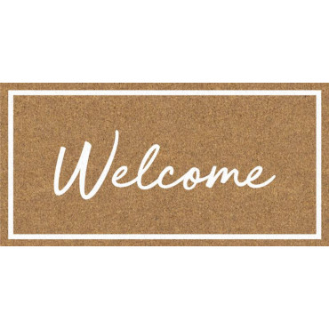 Welcome Cursive Doormat 90x45cm