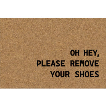 Please Remove Your Shoes Doormat 60x40cm