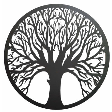 Welcome Tree Metal Wall Art 40cm