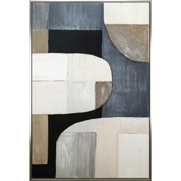 Oceana Abstract Framed Artwork 120cm
