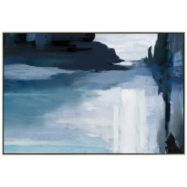 Baby Blue Framed Canvas 120x80cm