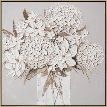Bluff Floral Framed Canvas 80cm
