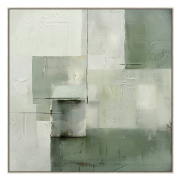 Woodlands Abstract Framed Canvas 80cm
