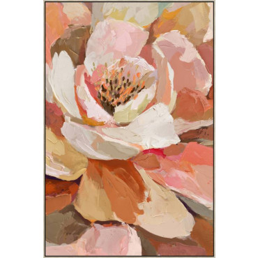 Catalina Flower Framed Canvas 60x90cm