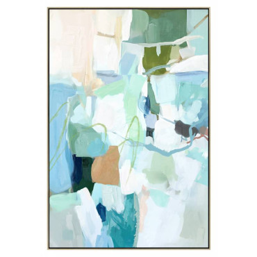 Louis Abstract Framed Artwork 80x120cm