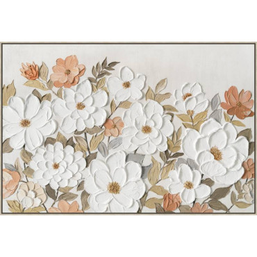 Flower Bloom Framed Artwork 120x80cm