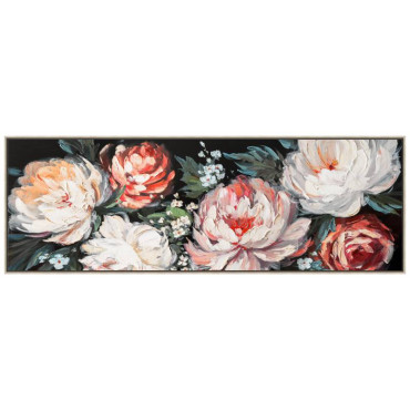 Blossoming Framed Artwork 150x50cm