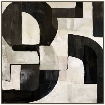 Domino Artwork Framed Wall Art A 80x80cm