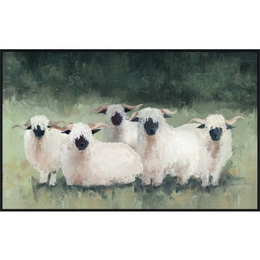 Flock In Form Artwork 80cm