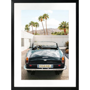 Luxury Car Artwork Framed W Glass Front 60x80cm