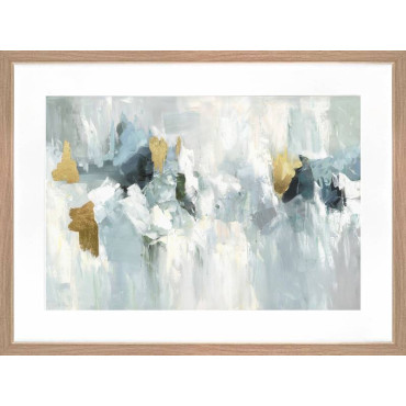 Marsden Abstract Artwork Framed W Glass Front 80x60cm