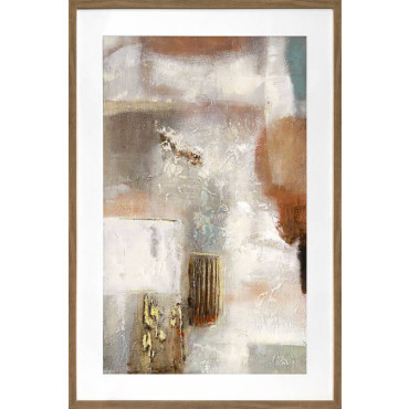 Dimitri Abstract Artwork Framed W Glass Front 80x120cm