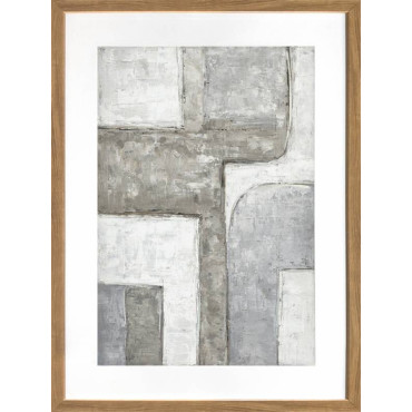 Easy Abstract Artwork Framed W Glass Front 60x80cm