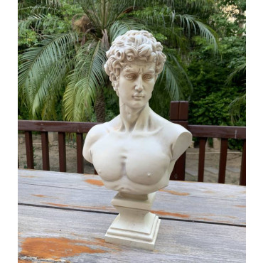 Angelo Bust Statue 26x43cm