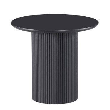 Elodie Round Side Table Black 55cm