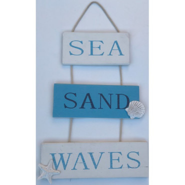 Sea Sand Waves Wall Art 50cm
