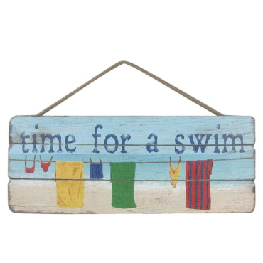 Time For A Swim Wall Art 50cm