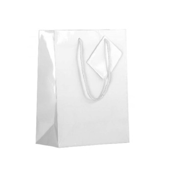 bulk 24 Large Matte White Gift Bags 32cm