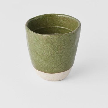 Lopsided Mug 275ml Matcha Green Glaze